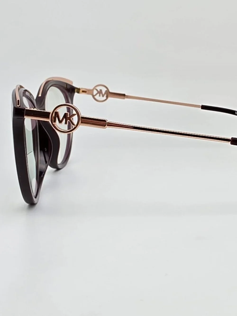 Michael Kors MK4089U 3344 Ajaccio Cordovan Gold Cat Eye Eyeglasses Frame 53mm